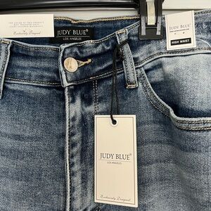 SOLD. NWT Judy Blue High Waist Straight Fit Jeans